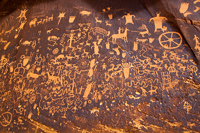 Petroglyph called Newspaper Rock